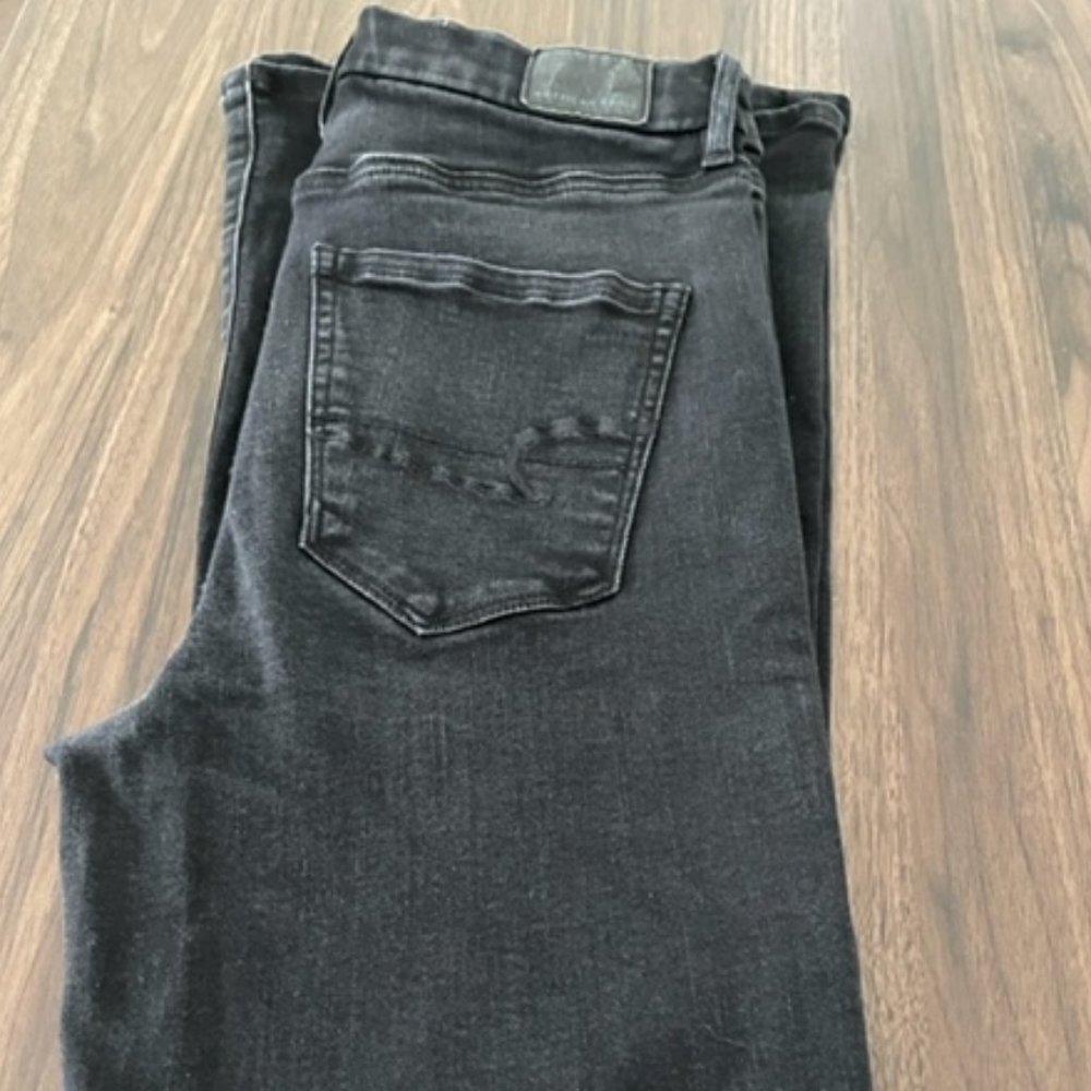 American Eagle Stretch Black Jeans